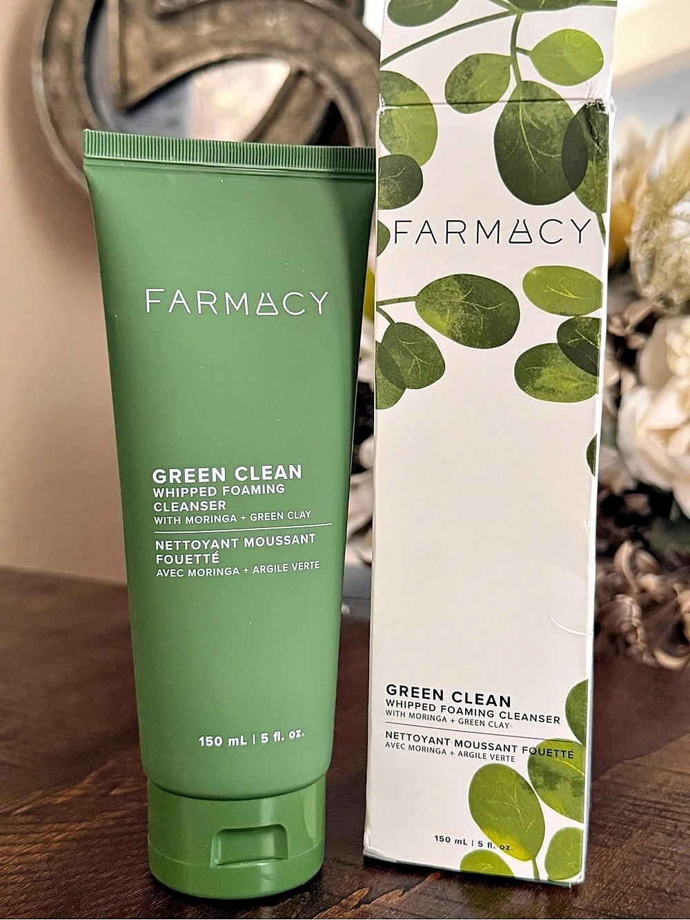 Farmacy Green Clean Whipped Foaming Cleanser with Moringa + Green Clay 150 mL/5